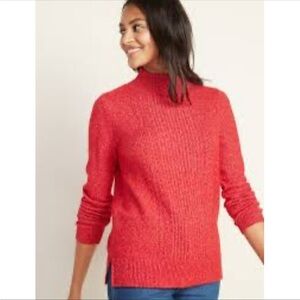 Old Navy Mock-Neck Pointelle Sweater